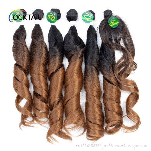 Imported japanese fiber cheap wholesale premium curly long 100% synthetic fiber hair extensions braid for black women